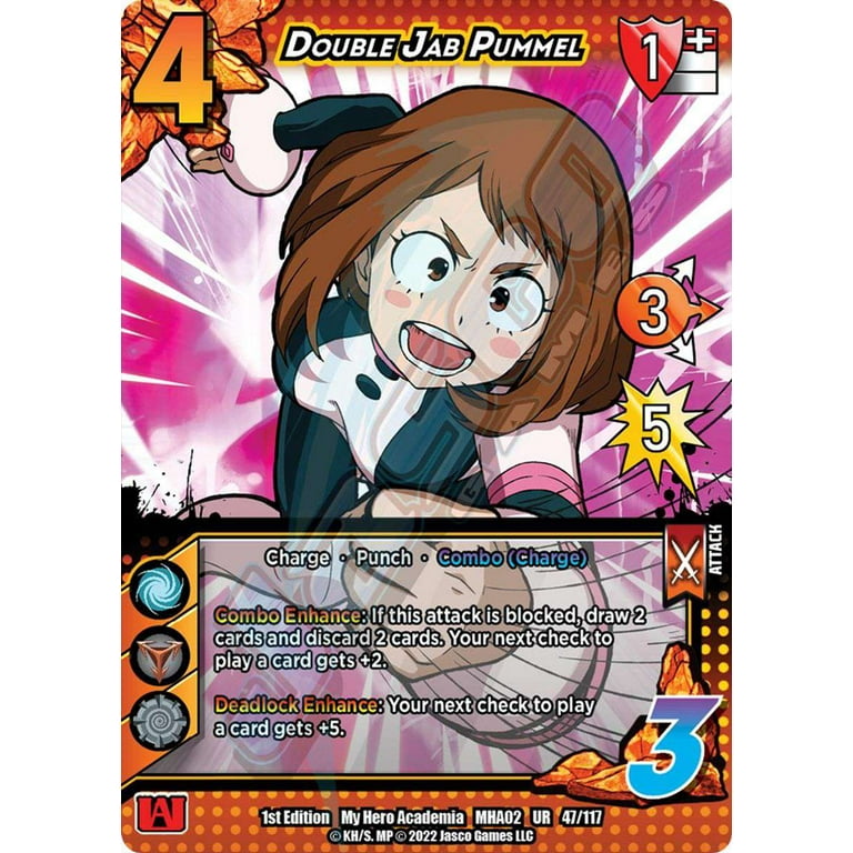 My Hero Academia Series 2 Crimson Rampage Ultra Rare Double Jab Pummel #47 - Walmart.com My Hero Academia Series 2 Crimson Rampage Ultra Rare Double Jab Pummel #47 - Walmart.com