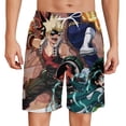 thumbnail image 1 of My Hero Academia Short Sweatpants Summer Daily Cozy Lounge Shorts 3D Printed Beach Shorts Sweatpants With Drawstring And Pockets, 1 of 7