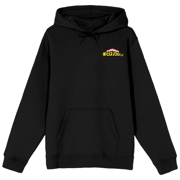 My Hero Academia Stain Character Adult Black Double Sided Hoodie-XL