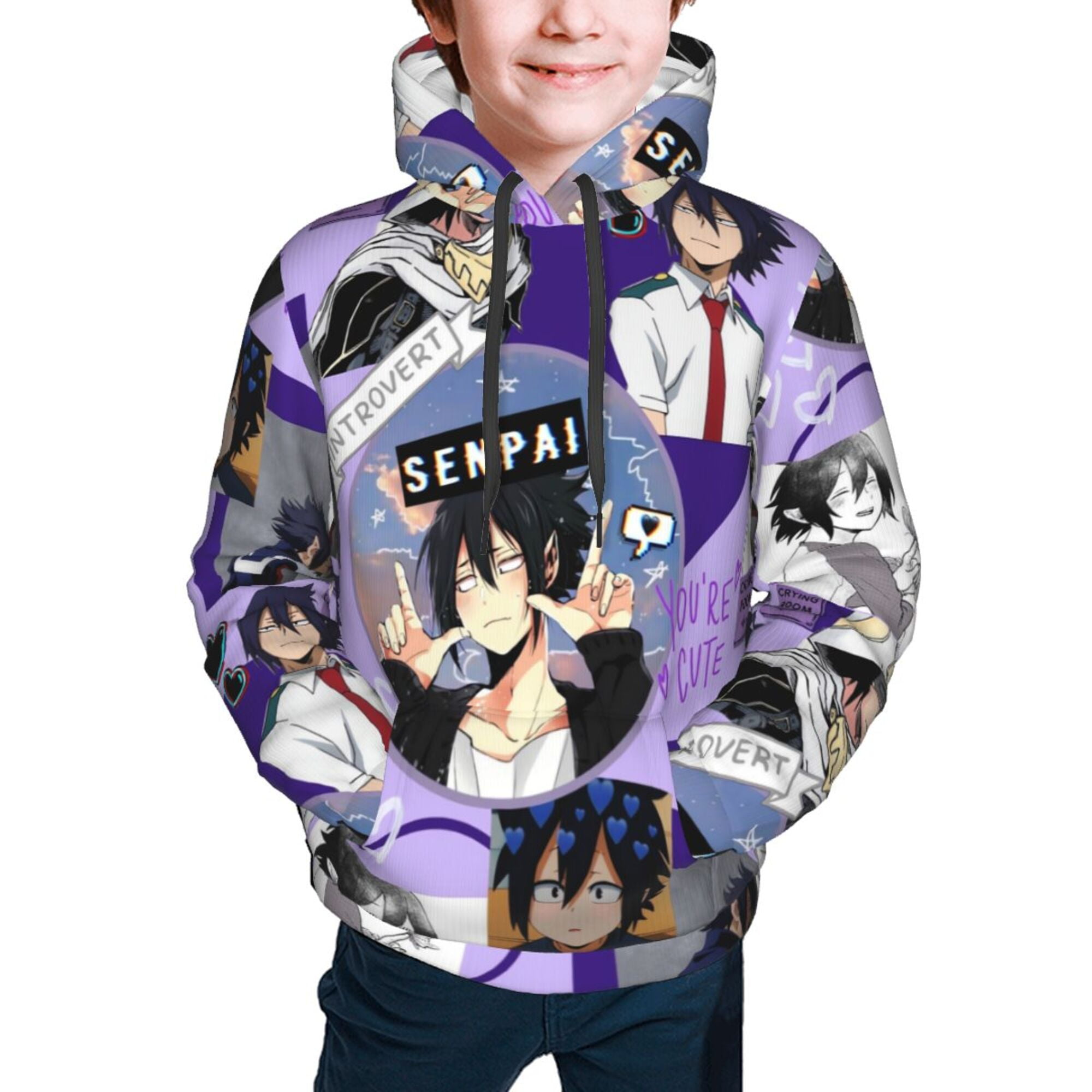 My Hero Academia Tamaki Amajiki Kids Hoodie 3d Print Sweatshirt Soft Pullover Hooded With Big Pockets For Boys Or Girls X Large