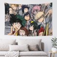 thumbnail image 1 of My Hero Academia Tapestry, Anime Wall Poster Art, Wall Tapestry For Bedroom Living Room Dorm Room, Wall Hanging For Festival Party Events Background Photography Backdrop, 60x40 Inch, 1 of 9