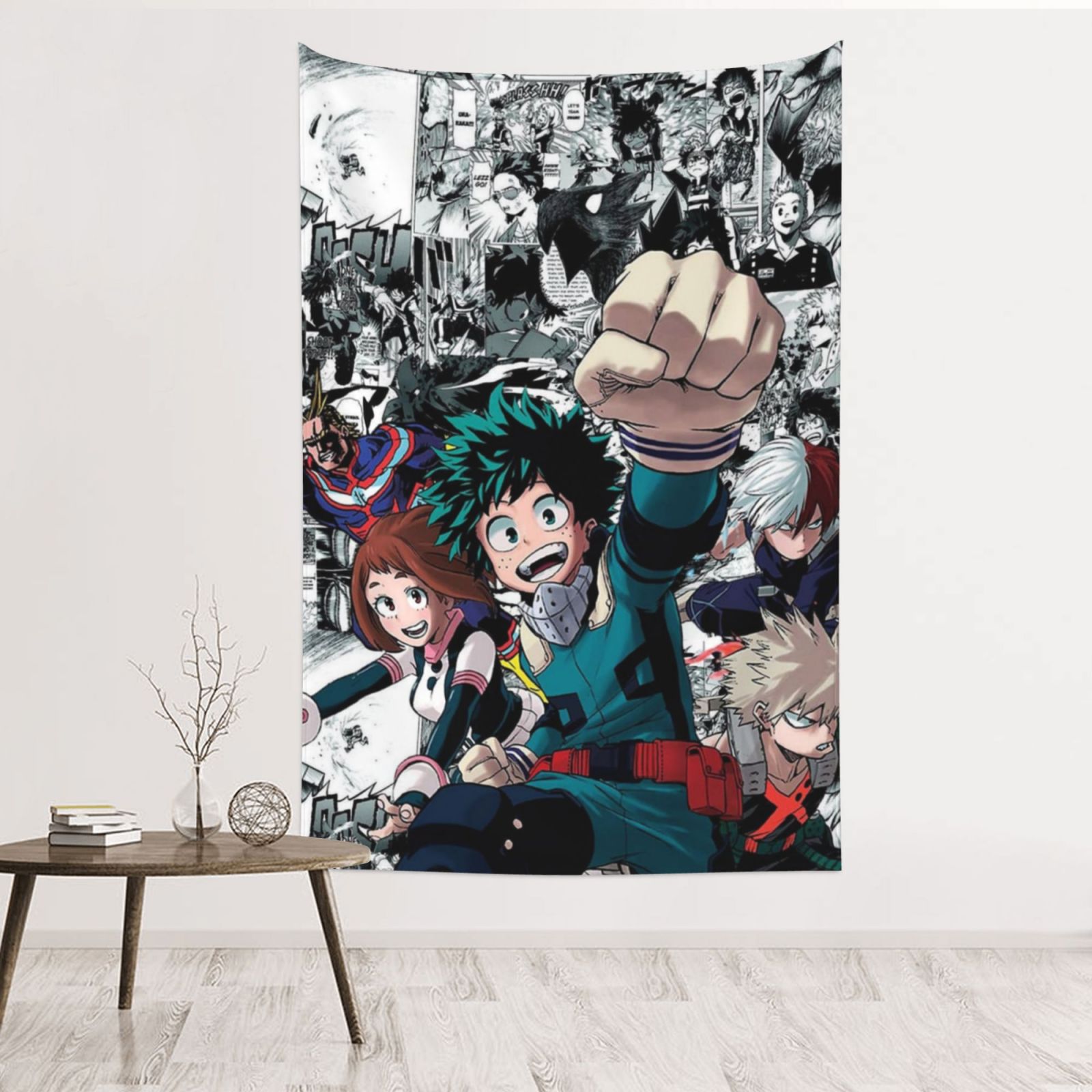 My Hero Academia Tapestry, Anime Wall Poster Art, Wall Tapestry For ...