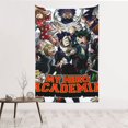 thumbnail image 1 of My Hero Academia Tapestry, Anime Wall Poster Art, Wall Tapestry For Bedroom Living Room Dorm Room, Wall Hanging For Festival Party Events Background Photography Backdrop, 60x40 Inch, 1 of 9