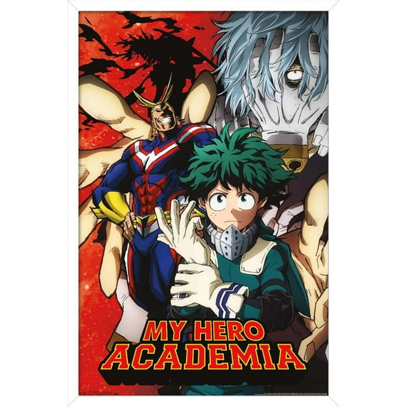 My Hero Academia - Teaser 2 Wall Poster, 14.725" x 22.375", Framed