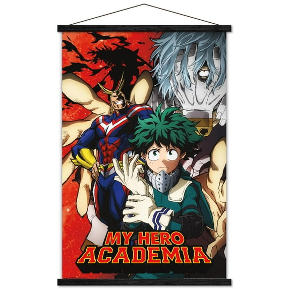 My Hero Academia - Teaser 2 Wall Poster with Magnetic Frame, 22.375" x 34"