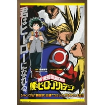 My Hero Academia - Teaser Wall Poster, 22.375" x 34", Framed