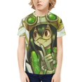thumbnail image 1 of My Hero Academia Tsuyu Asui Kids T-Shirt 3d Printed Graphic T-Shirts Boys And Girls Short Sleeve Shirts For Youth Kids Small, 1 of 7