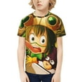 thumbnail image 1 of My Hero Academia Tsuyu Asui Kids T-Shirt 3d Printed Graphic T-Shirts Boys And Girls Short Sleeve Shirts For Youth Kids X-Small, 1 of 7