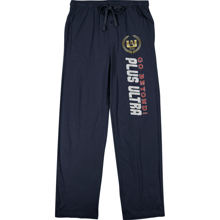 My Hero Academia UA High School Logo Men's Navy Blue Sleep Pajama
