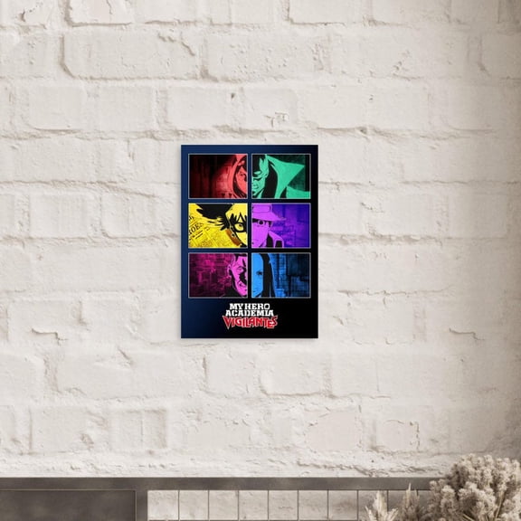 My Hero Academia Vigilantes Character Poster, Anime Wall Art 8x12 Inches, UNFRAMED