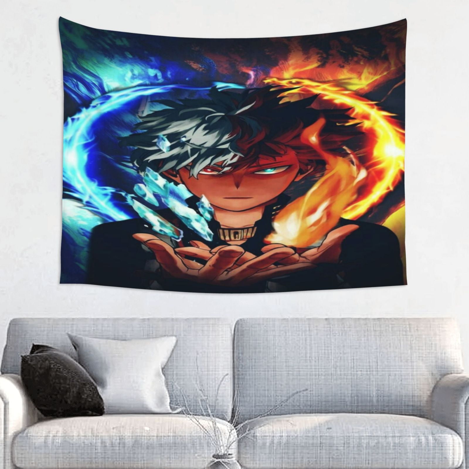 My Hero Academia Wall Tapestry Cartoon Poster For Bedroom Aesthetics Funny Decor Flag Wall 1337