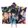 thumbnail image 1 of My Hero Academia Wearable Blanket Cloak Arctic Velvet Hooded Blanket Soft Fuzzy Hoodie Blanket Cape for Adults Kids 40"x50", 1 of 8