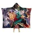 thumbnail image 1 of My Hero Academia Wearable Blanket Cloak Arctic Velvet Hooded Blanket Soft Fuzzy Hoodie Blanket Cape for Adults Kids 40"x50", 1 of 8