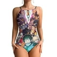 thumbnail image 1 of My Hero Academia Women's One-piece Swimsuit Bathing Suits High Neck Tummy Control Swimwear Swim Suit L, 1 of 7