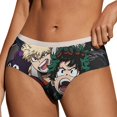 thumbnail image 1 of My Hero Academia Womens Underwear Soft Breathable Brief Lace Panty Stretch Hipster Underpants Ladies Panties S, 1 of 7