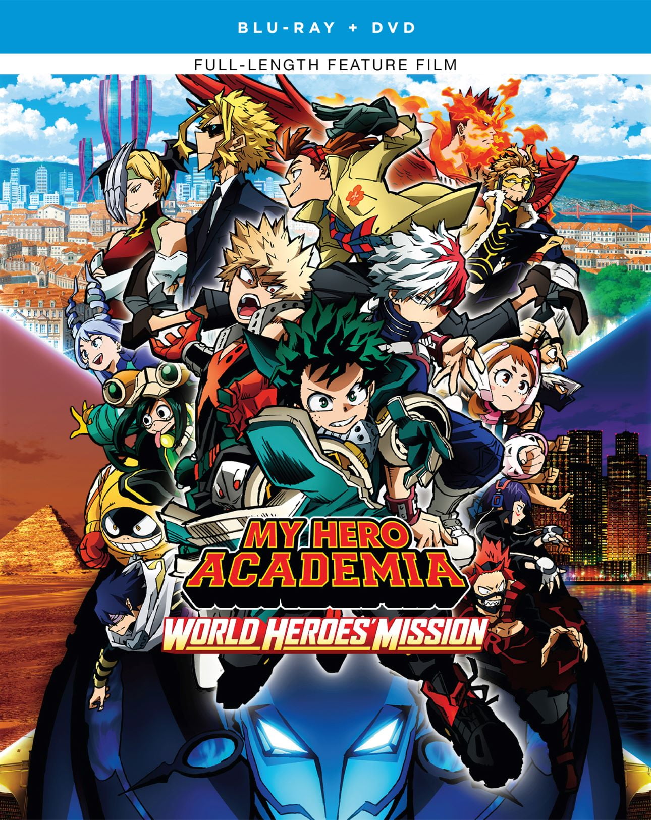 O DVD/BluRay do filme My Hero - My Memes Academia