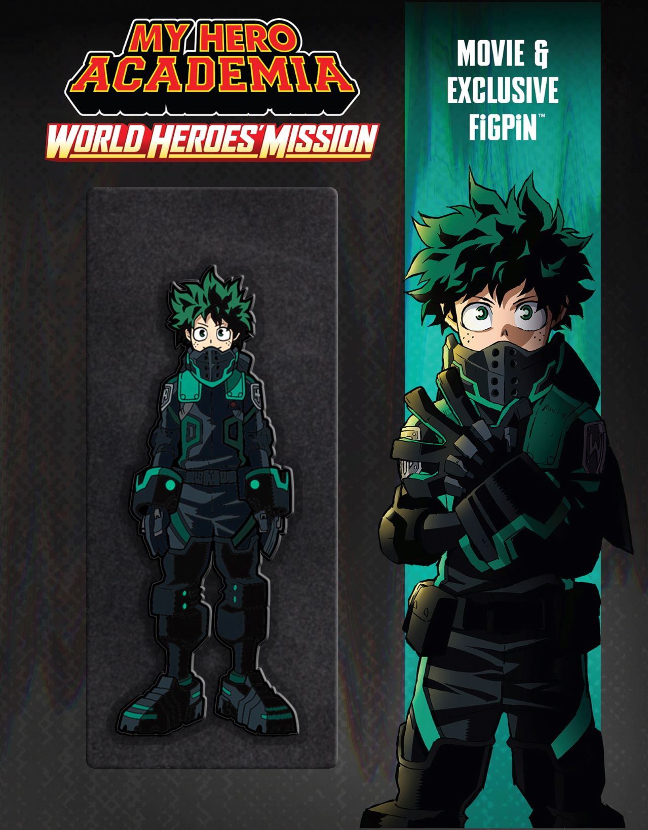 My Hero Academia: World Heroes' Mission (Walmart Exclusive) (Blu-ray + DVD)  FigPin Giftset