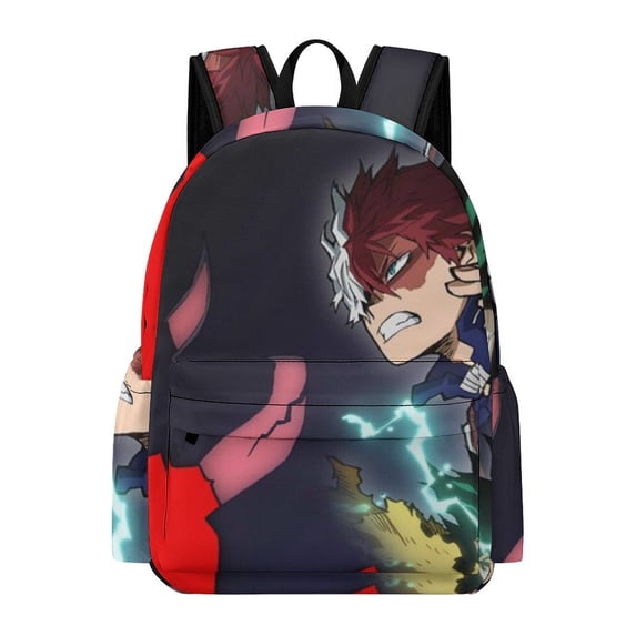 My Hero Academia You Are Next Adjustable Laptop Backpack Daypack Satchel Bookbag Half Printed Rucksack Travel Bag School Bag