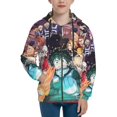 thumbnail image 1 of My Hero Academia Youth Sweatshirt 3D Printed Hoodie Activewear Teenager Winter Full-Zip Drawstring Jacket Coats Active Pullover Hooded Blouse For Boys Girls Medium, 1 of 8
