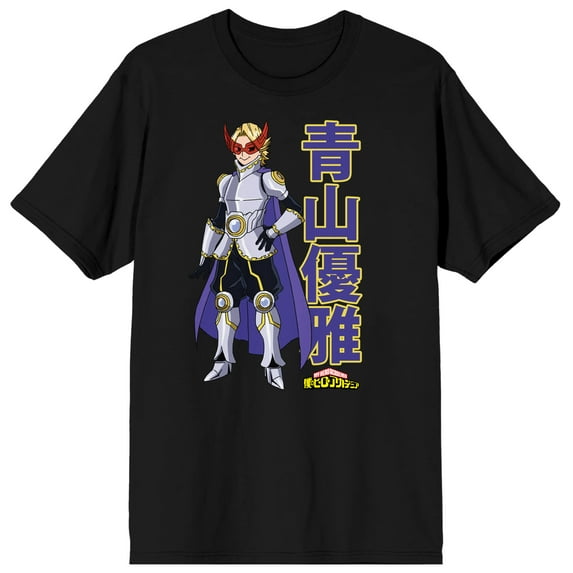 My Hero Academia Yuga Aoyama Men's Black T-shirt-6XL