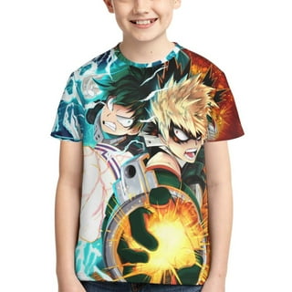 LKY STAR My Hero Academia T-Shirt E Corti Sets Anime MHA Cosplay Deku