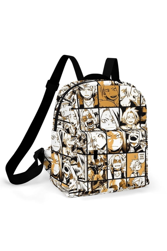 My Hero Academy Cartoon Fashion Backpack Travel Casual Daily Use Bag 25.5x20.5x11cm