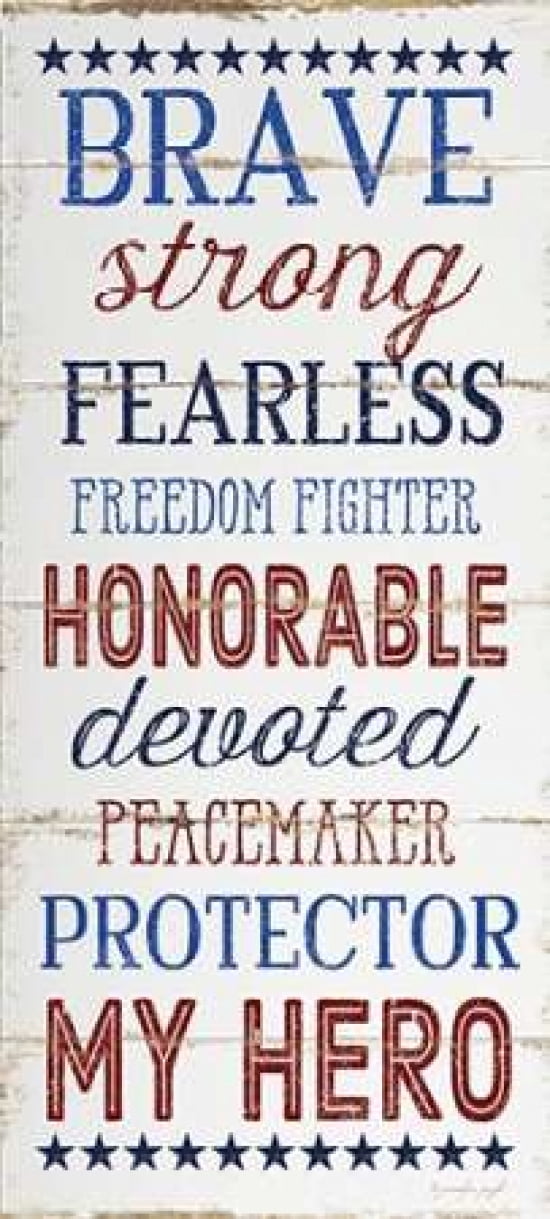 My Hero Canvas Art - Jennifer Pugh (10 x 20)