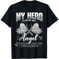 thumbnail image 1 of My Hero Is Now My Angel Brain Cancer Neurosurgeons T-Shirt, 1 of 3
