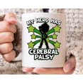 thumbnail image 1 of My Hero Is Now My Angel Mug, Lr C1Ancer Awareness Coffee Mug, Gift For Lr C1Ancer Fighter, Lr C1Ancer Warrior Cup, Green RibB1On Design, 1 of 4