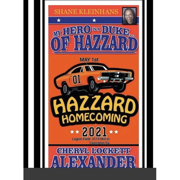 My Hero Is a Duke...of Hazzard Shane Kleinhans Hazzard Homecoming 2021, (Hardcover)