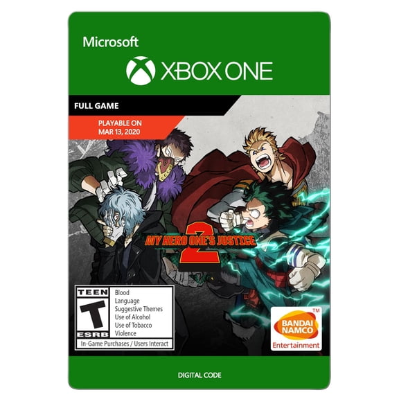 My Hero One's Justice 2: Standard Edition, Bandai Namco, Xbox One [Digital Download]
