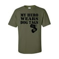 thumbnail image 1 of My Hero Wears Dog Tags -Army Short Sleeve T-Shirt, 1 of 4