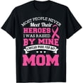 thumbnail image 1 of My Heroes I Wear Pink For My Mom - Breast Cancer Awareness T-Shirt, 1 of 3