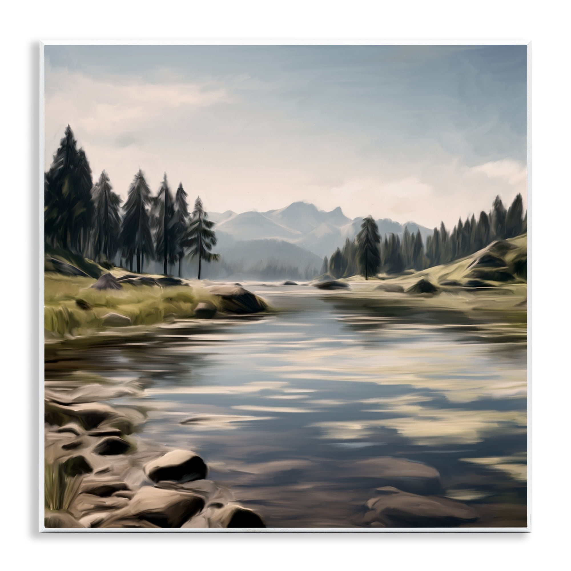 My Hideaway Pond Ripples Wall Plaque Art, design by Kim Allen