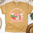 thumbnail image 1 of My Holidays Are All Booked T-Shirt | Cute Reading Lover Tee | Book Gift Shirt, Gold, Size S, 1 of 6