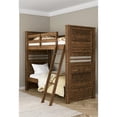 thumbnail image 1 of My Home Furnishings Logan Engineered Hard Wood Twin Bunk Bed in Driftwood, 1 of 2