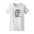 thumbnail image 1 of My Home Is The Sea Beach T-Shirt Men -Image by Shutterstock, Female x-Large, 1 of 2