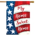 thumbnail image 1 of Briarwood Lane My Home Sweet Home Double-Sided House Flag, 1 of 8