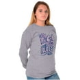 thumbnail image 1 of My House My Rules Funny Mom Quote Women Plus Size Long Sleeve Graphic Tee Brisco Brands 2X, 1 of 5
