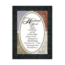 My Husband, Gift For Husband From Wife for Anniversary, Picture Frame For Men, 7x9 77917