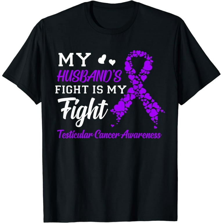 My Husband Testicular Cancer Awareness Shirt My Husband Testicular Cancer Awareness Shirt