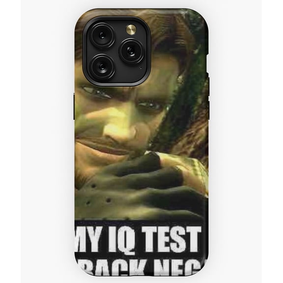 My IQ Test Came Back Negative M1909 Phone Case for iPhone 17 16 15 14 13 12 11 Pro Max