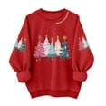 thumbnail image 1 of My Items Talove Long Sleeve Shirts for Women Funny Graphic Sweatshirt Women Fall Clothes Fall Clothes 2025 Womens Tops Fall Trendy Christmas Shirts, 1 of 4