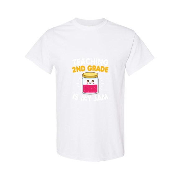 My Jam Is Second Grade Funny Teacher Back To School Appreciation Unisex T-Shirt, up to size 5XL