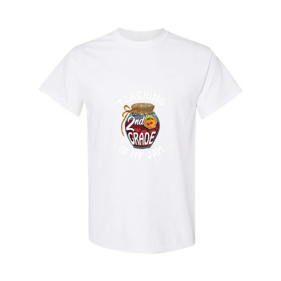 My Jam Is Teaching Second Grade A Funny Teacher Student Gift Unisex T-Shirt, up to size 5XL