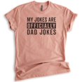 thumbnail image 1 of My Jokes Are Officially Dad Jokes Shirt, Unisex Men's Shirt, Dad Joke Shirt, Dad Shirt, Father's Day Shirt, Heather Sunset, Medium, 1 of 6
