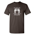 thumbnail image 1 of My Kids Are Angles Sarcastic Humor Graphic Novelty Funny T Shirt, 1 of 5