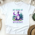 thumbnail image 1 of My Kind of Witchcraft Shirt – Tequila Magic Halloween Tee, White, Size S, 1 of 6