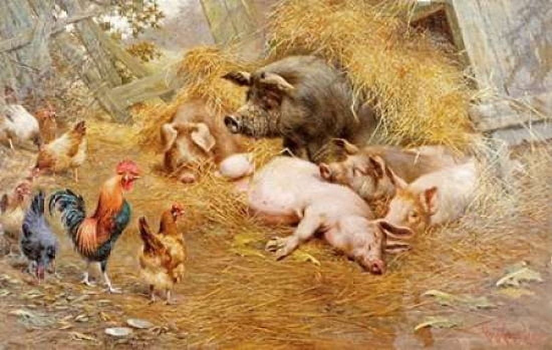 My Ladys at Home Canvas Art - Herbert William Weekes (12 x 18)