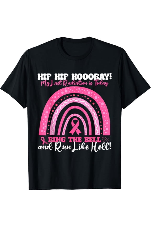 My Last Radiation Ring The Bell And Run Like Hell Ribbon T-Shirt mens t shirt,black,women,funny,misfits,men,journey